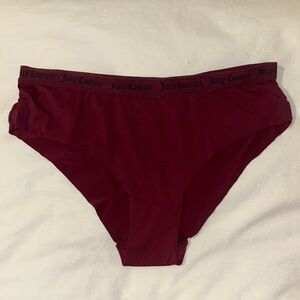 Juicy Couture Deep Red Bikini Bottoms
